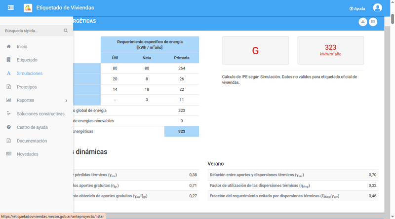 Etiquetado de viviendas PRONEV